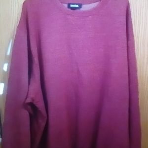 KING size burgundy sweater 2xl big